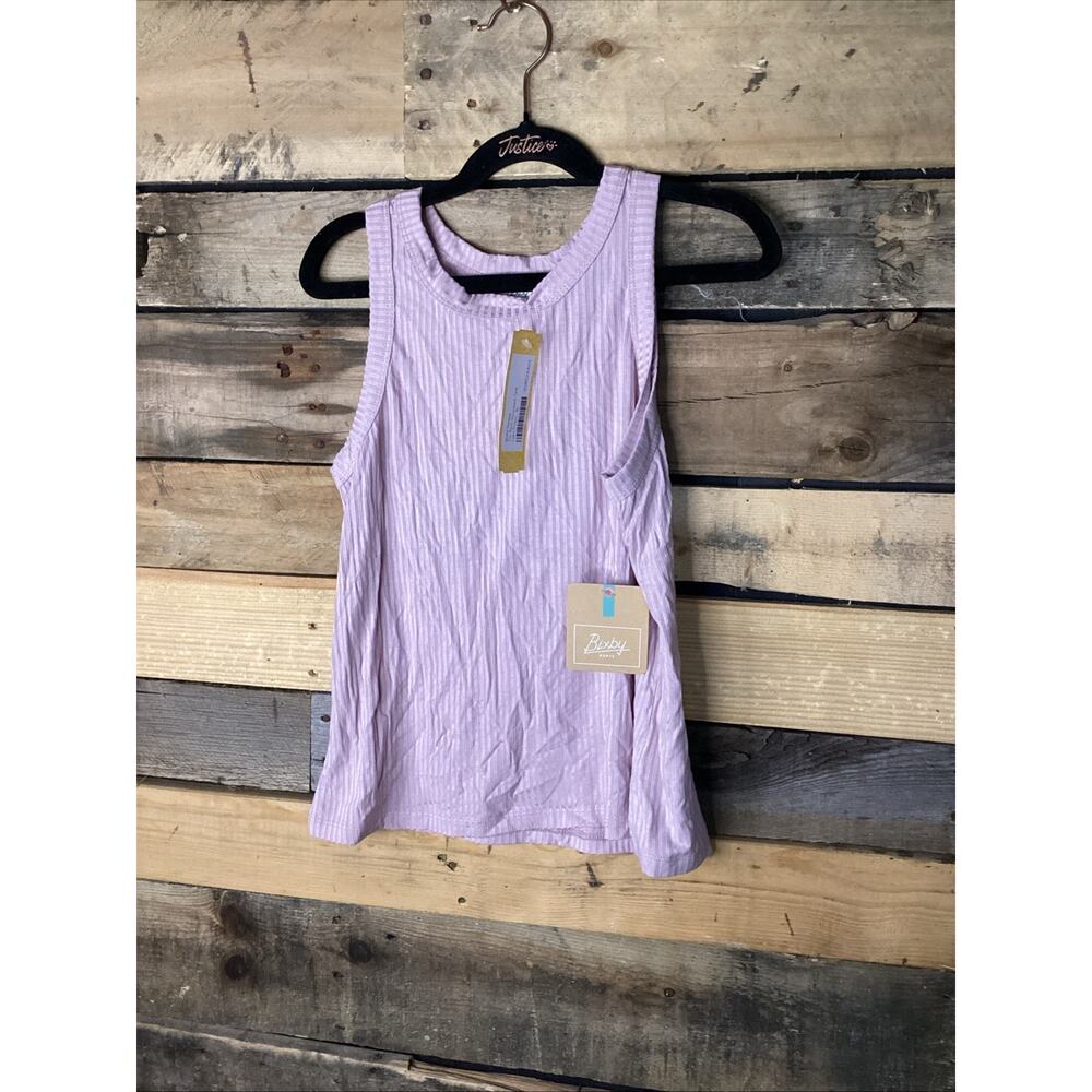 Bixby Nomad Girls The Basic Racerbak Tank Light Purple Size XL (16-18)
